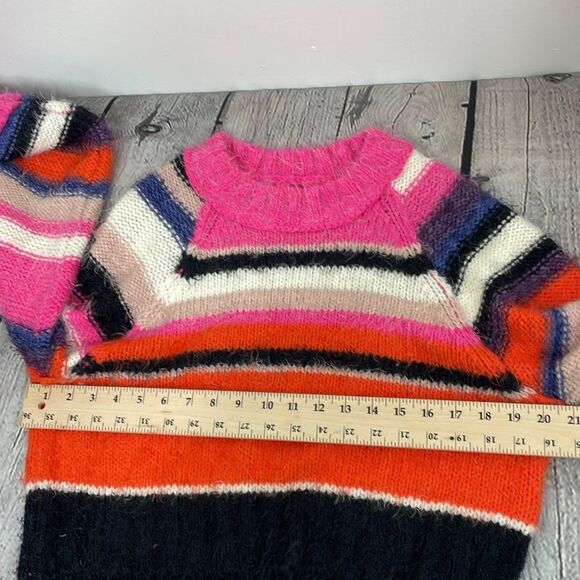 Free People Snowbird Sweater Multicolored Stripes size XS - Picture 14 of 16